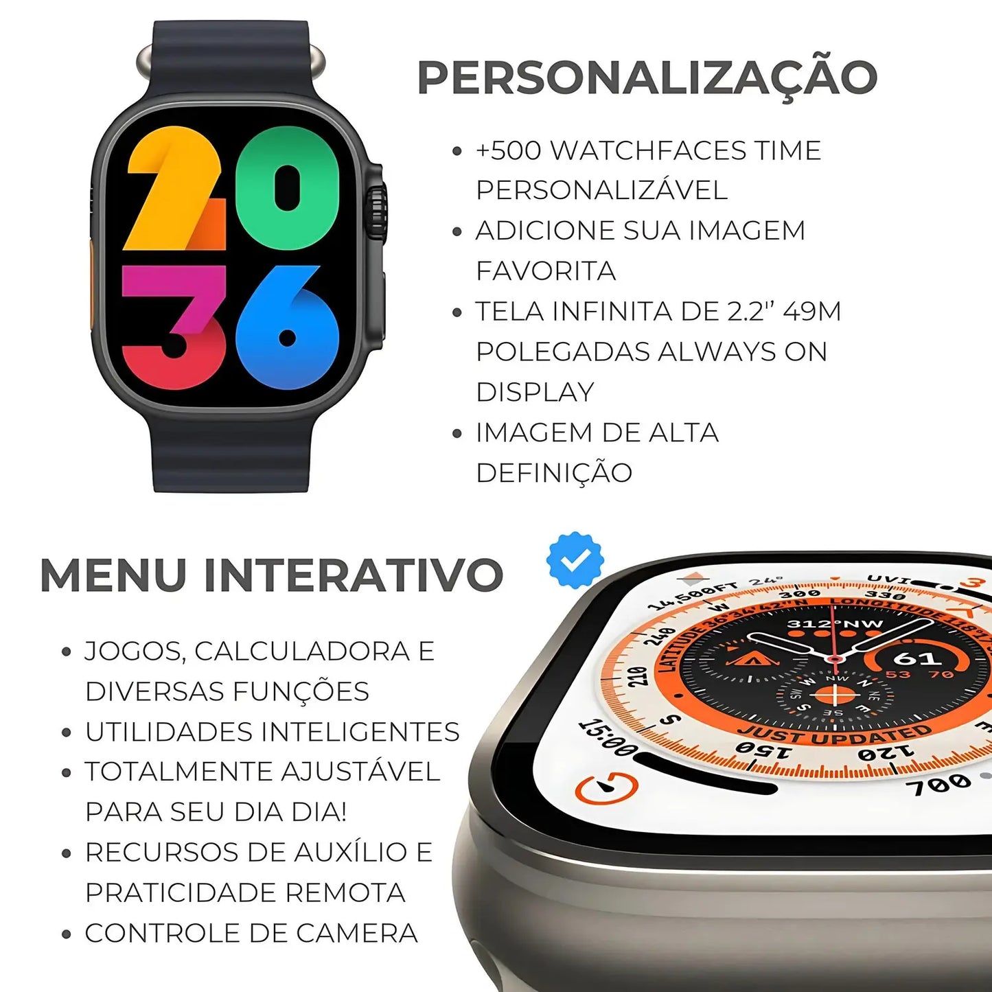 Smartwatch Ultra Max Watch X Série 10