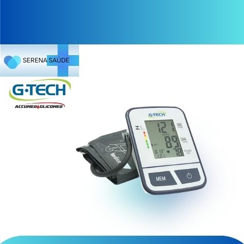 Aparelho de pressão digital automático de braço G-Tech BSP11